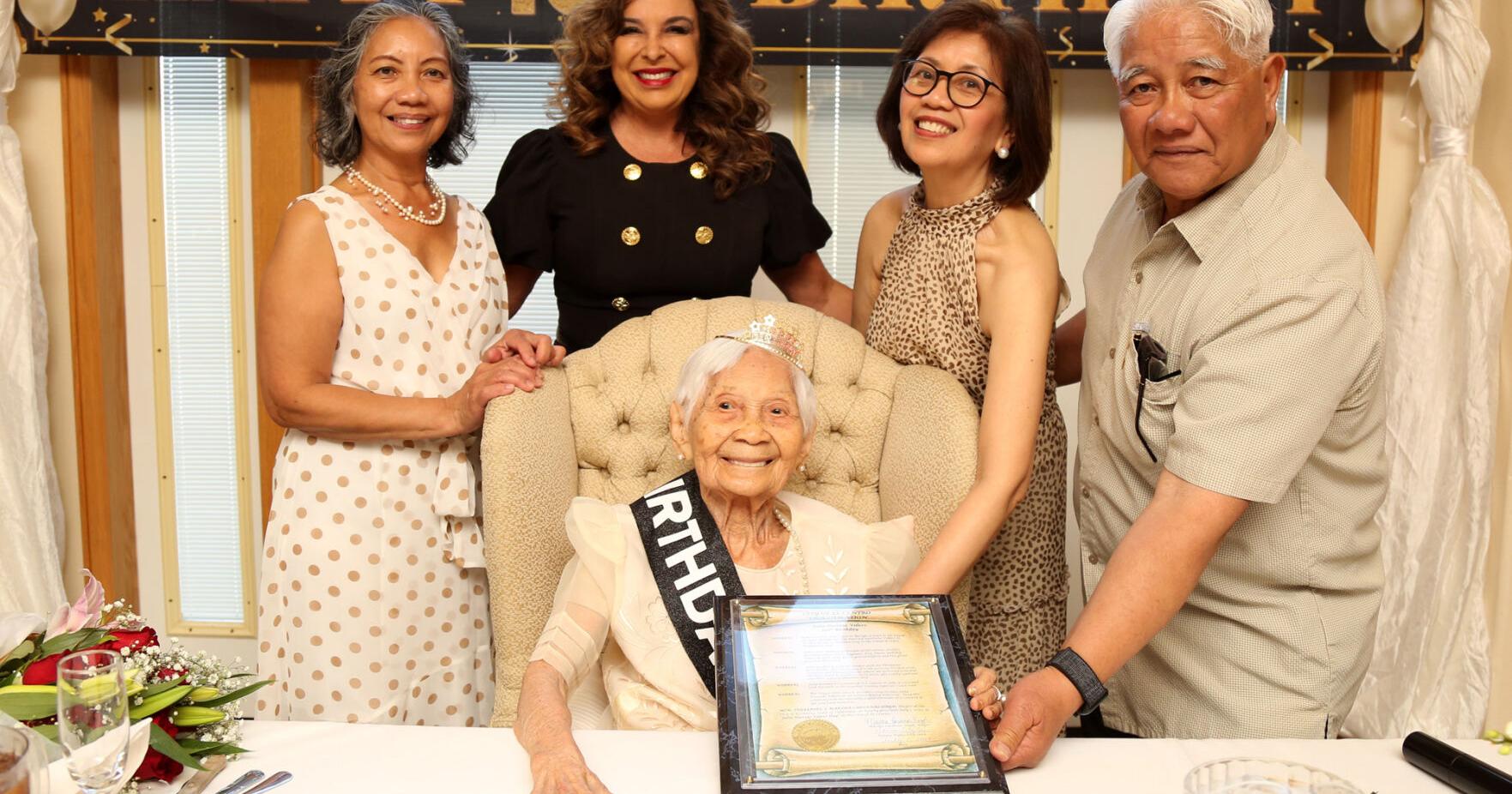 Julia Narrido Villero celebrates 100 trips around the sun - Vimarsana News