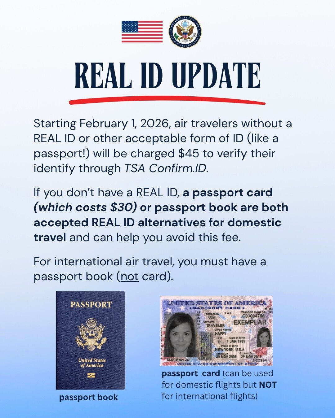 TSA introduces new $45 fee option for travelers without REAL ID