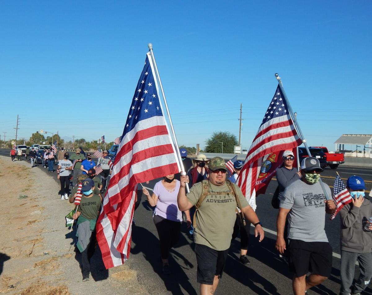 Veterans Walk shows participants seeking American unity News