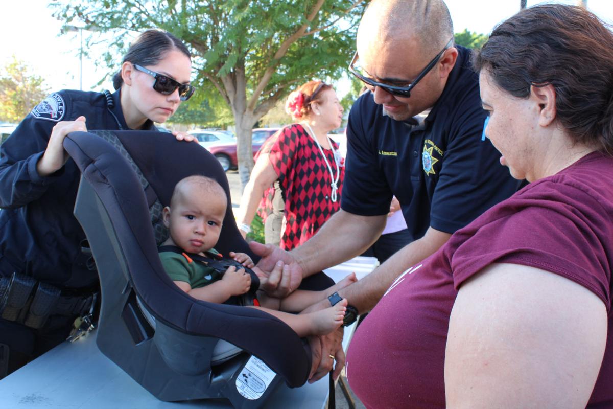 Pioneers and CHP donate car seats to save lives Health