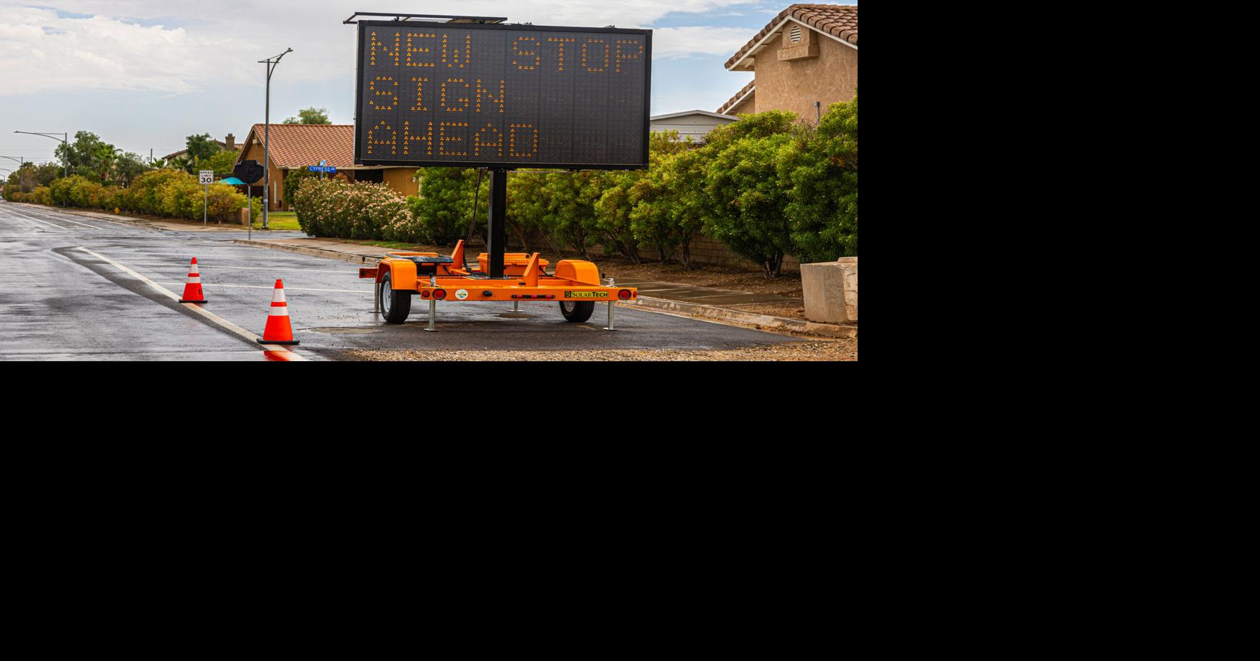 City of El Centro installs more stop signs south of Interstate 8 ...