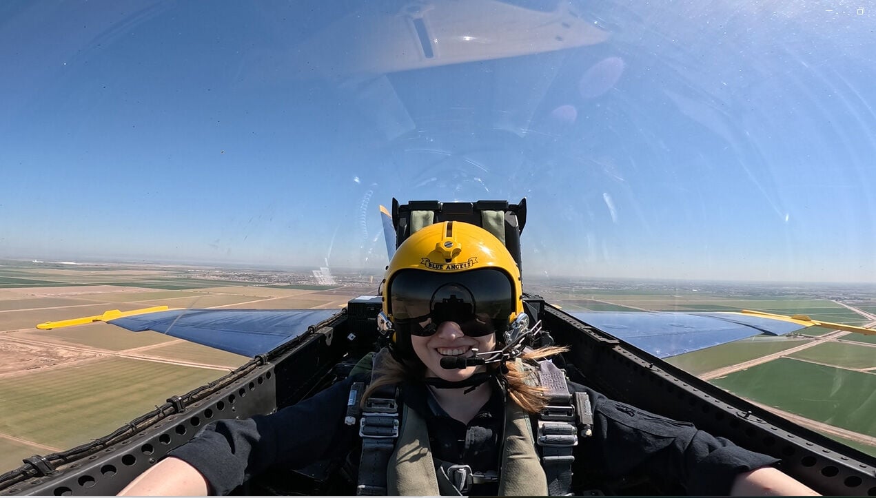 Breaking the sky with the Blue Angels: A firsthand ride in a Super