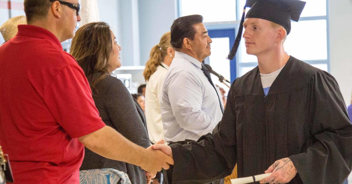 Calipatria State Prison holds adult school graduation ceremony for ...