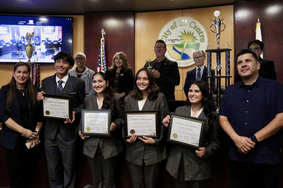 Central Union High School Migrant Speech and Debate Team Recognized by El Centro City Council