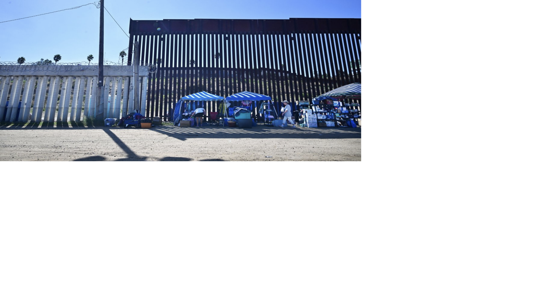 Injuries at border wall as illegals jump to US | State ...
