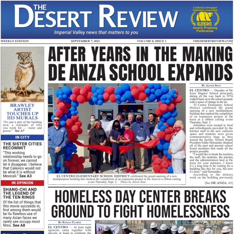 The Desert Review Vol. 8 Issue 1
