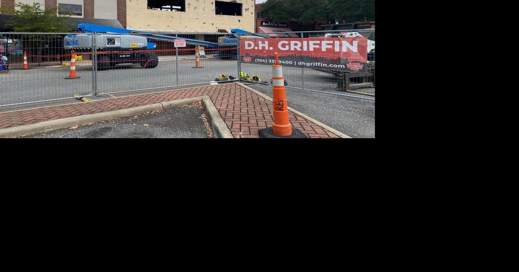Demolition work begins on old Farmer's Hardware