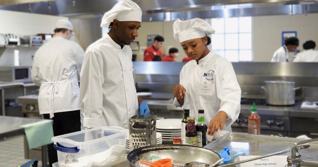 Chase High team competes in Southeast Regional Junior Chef Competition