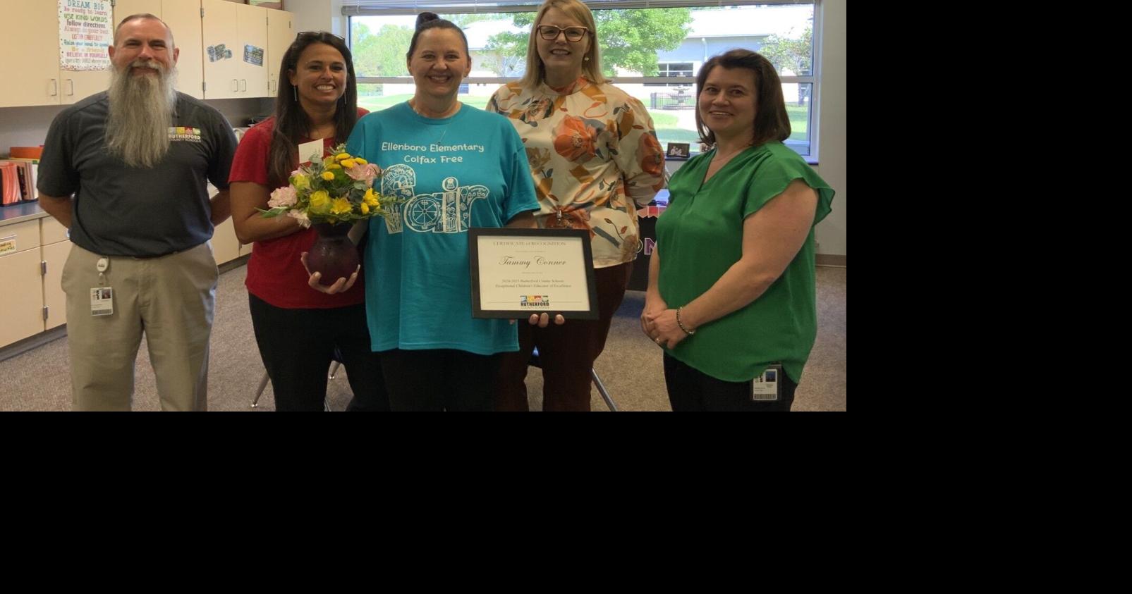 Rutherford County Schools announces Exceptional Children's Educator of ...