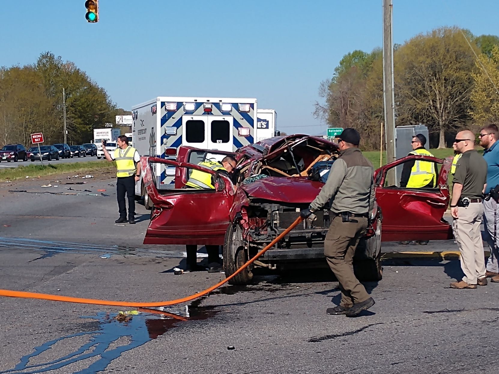 Crash Victims Airlifted To Spartanburg | News | Thedigitalcourier.com