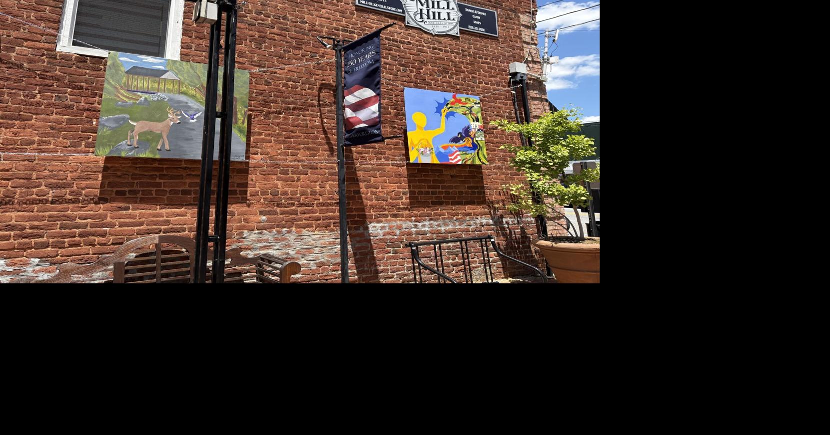 Student artist's work featured at Main Street Park in Rutherfordton