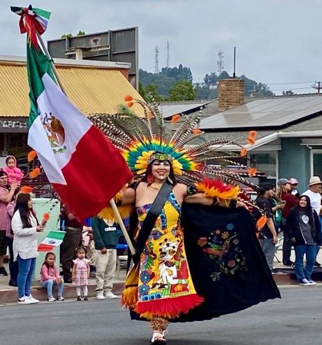 East L.A. celebrates Mexican Independence Day with a parade, Aztec ...