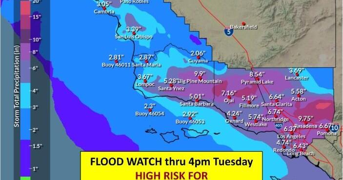 State of emergency declared as powerful storm hits L.A. | Weather ...