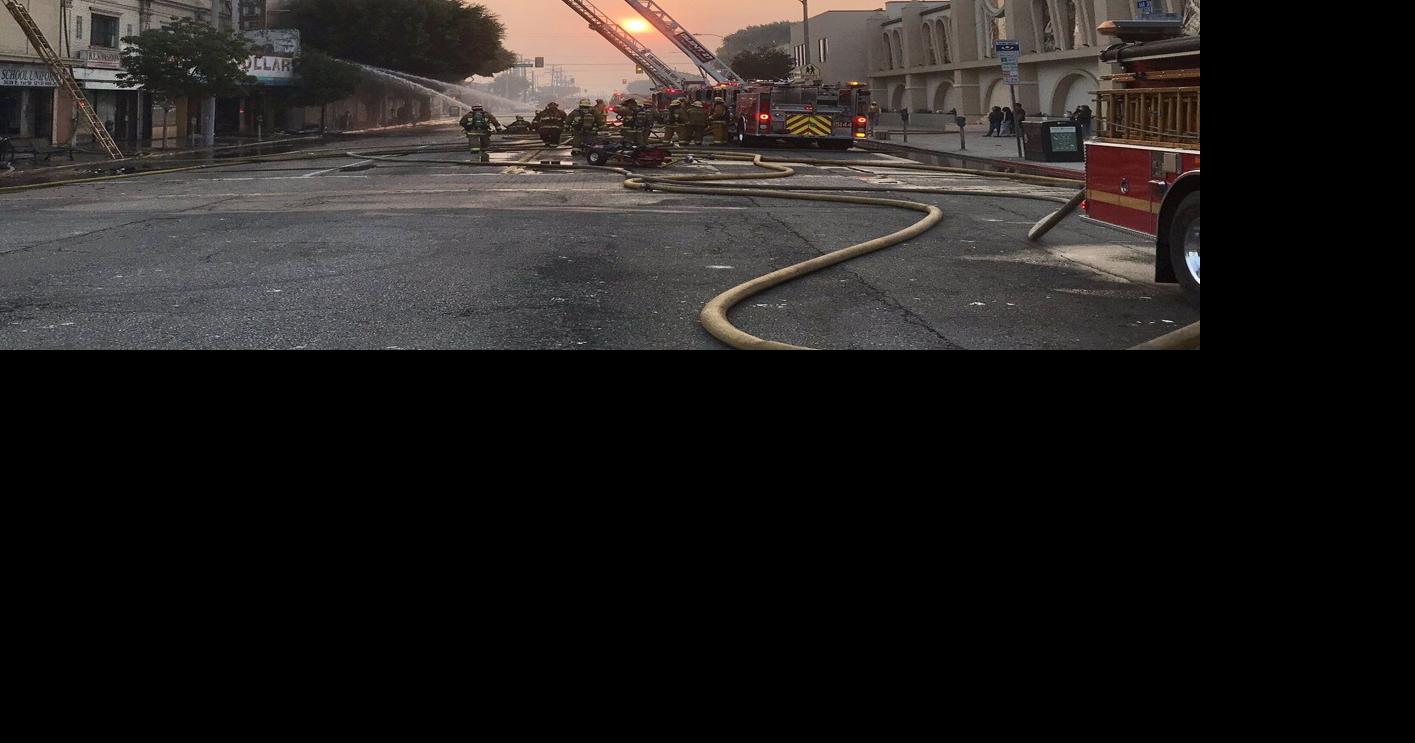 Fire engulfs East L.A. affordable housing project under construction ...