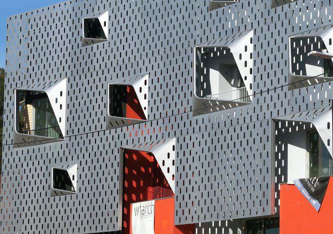 What looks like a giant cheese grater is Echo Park’s newest apartment ...