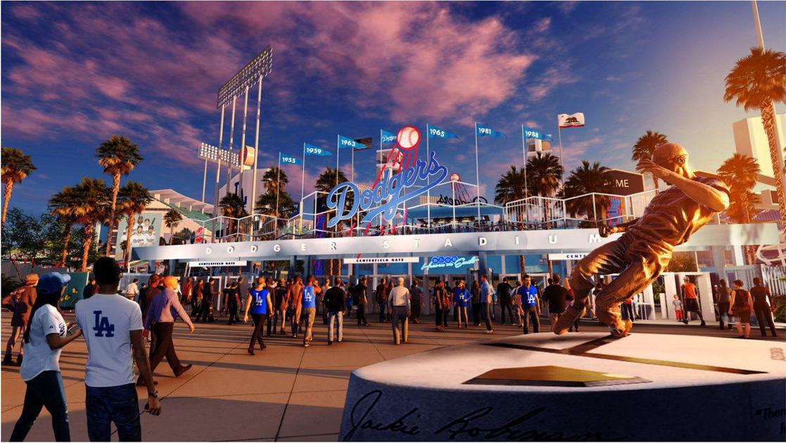 100 million Dodger Stadium renovation includes new center field plaza “It’s going to act like