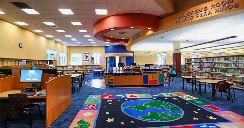 Photo: theeastsiderla.com East L.A. LIbrary Interior