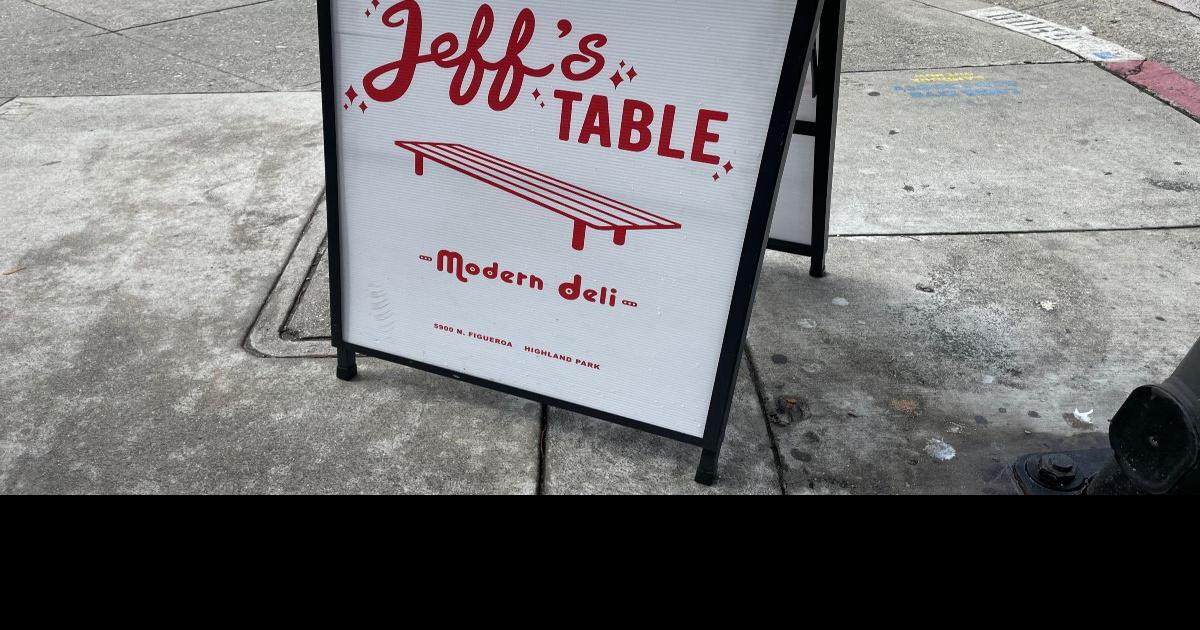 Highland Park's Jeff's Table serves sandwich masterpieces Highland Park News