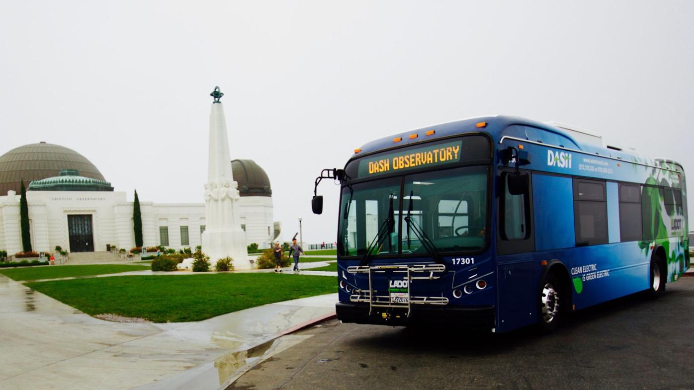 New Los Feliz and Griffith Observatory DASH bus service features
