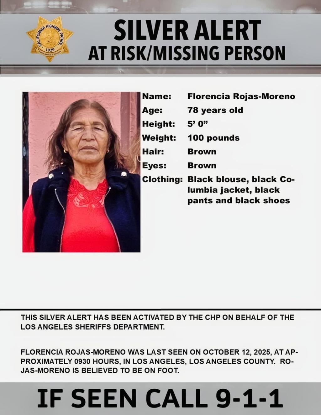 Silver Alert issued for woman with dementia missing from Boyle Heights |  Boyle Heights News | theeastsiderla.com