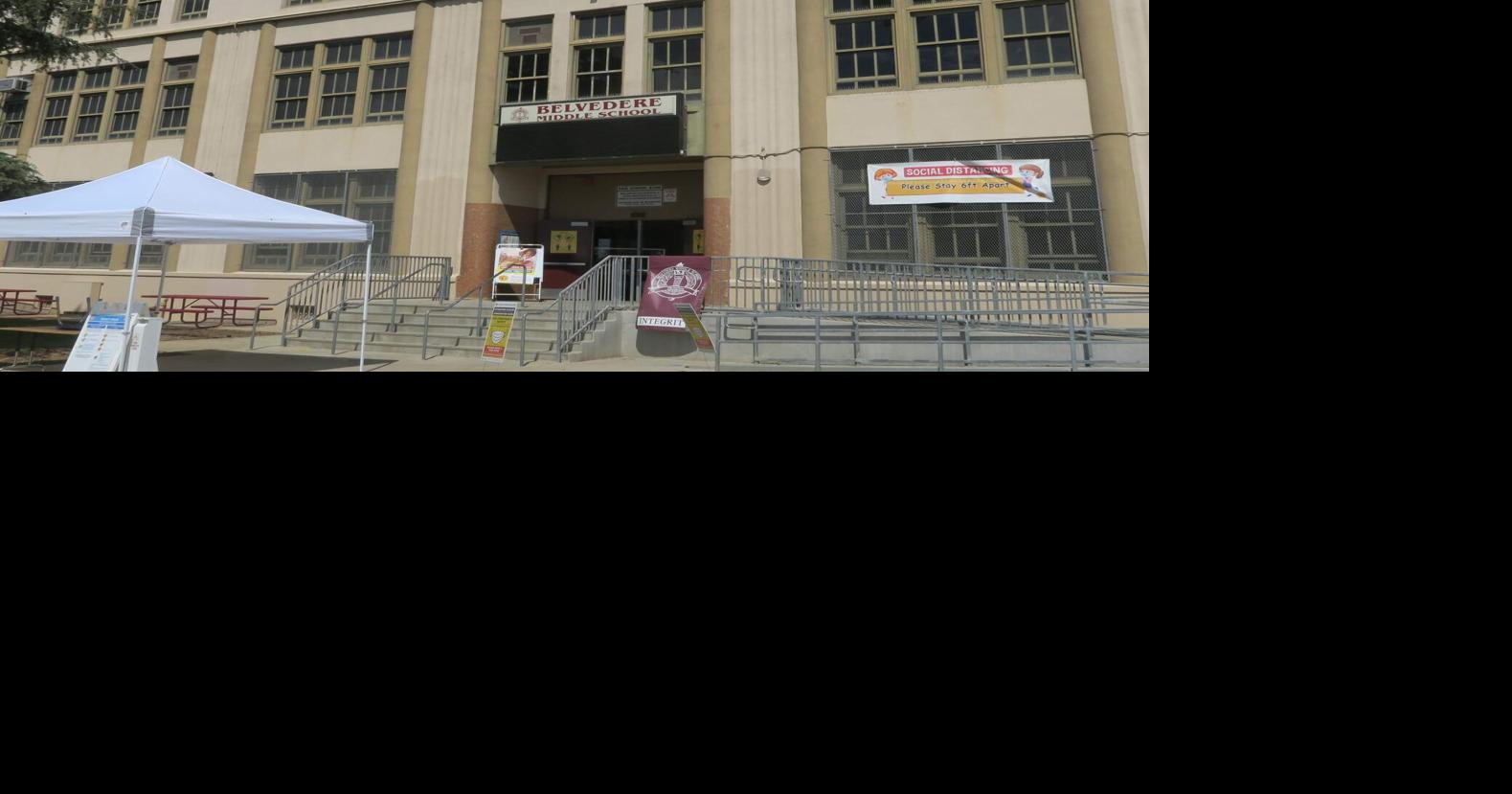 Belvedere Middle School Administration Building East LA News