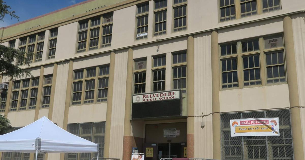 Belvedere Middle School Administration Building East LA News