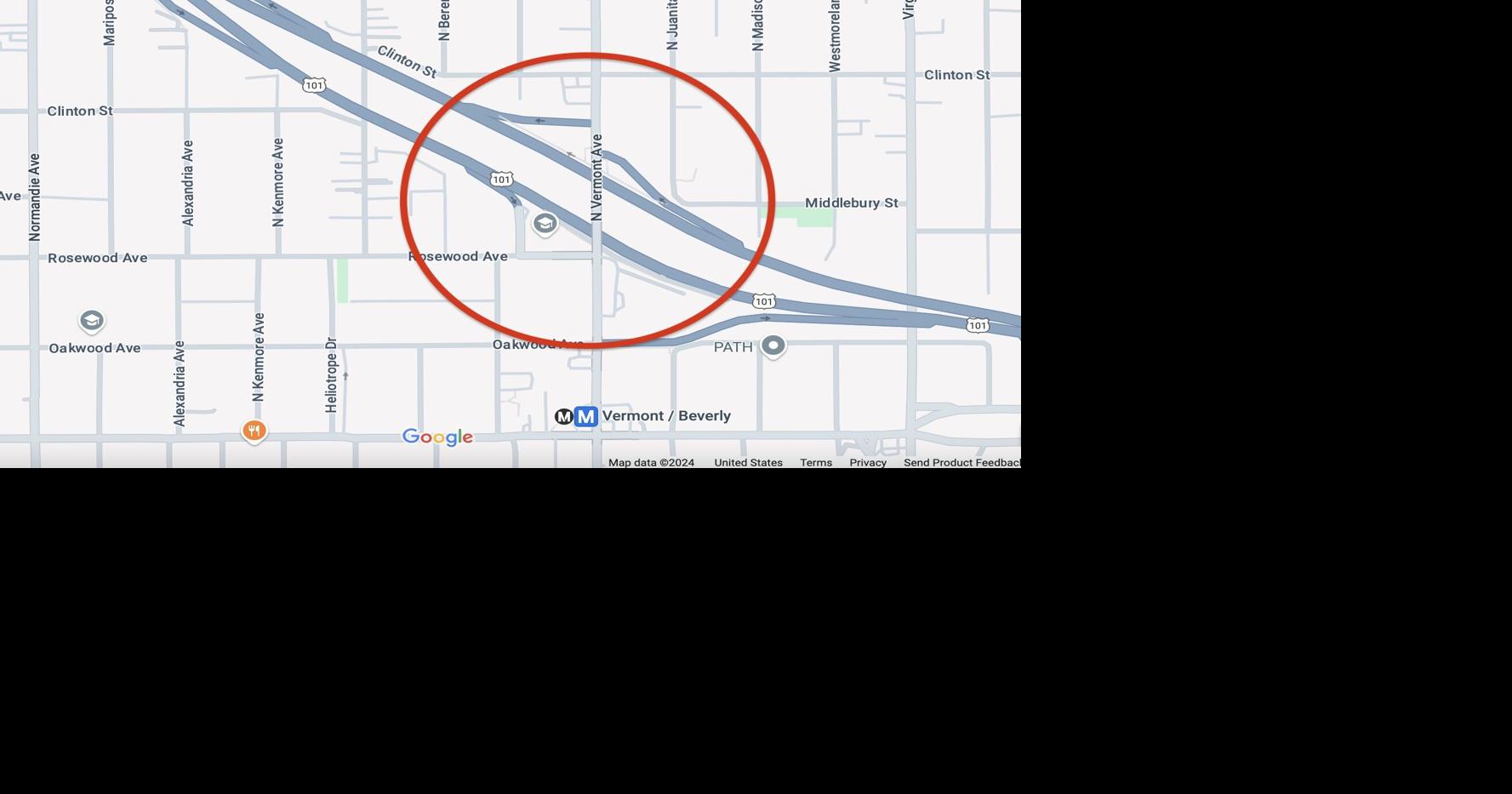 Pedestrian killed on 101 Freeway in East Hollywood [UPDATE] | East ...