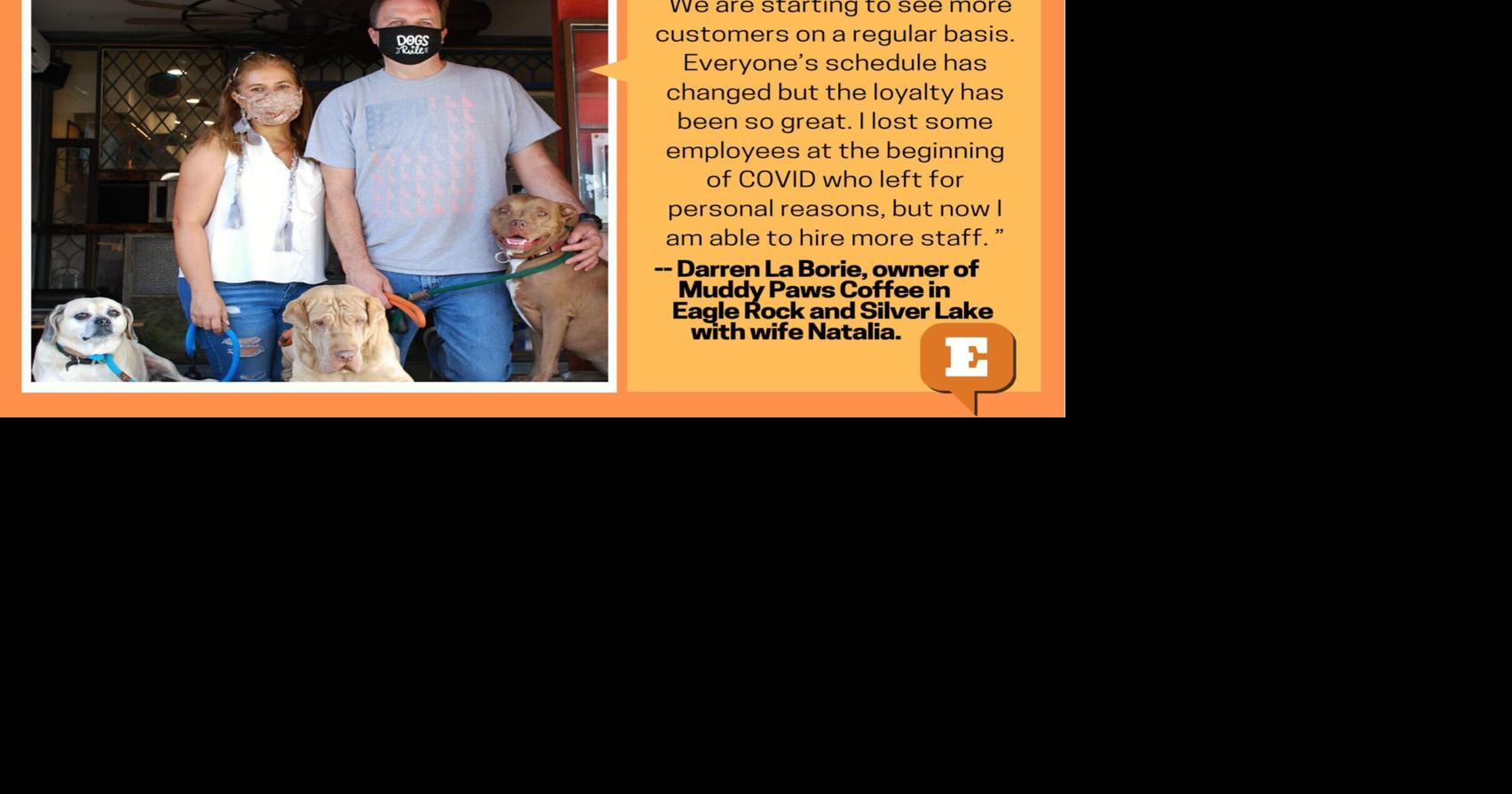 How's business at Muddy Paw Coffee in Silver Lake and Eagle Rock? Eagle Rock News