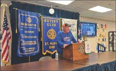 Auglaize County Dog Warden talks fish at Rotary Club