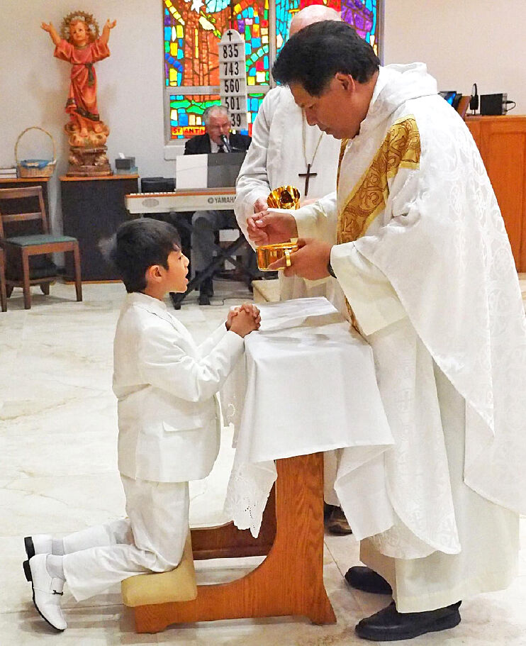 receiving holy communion