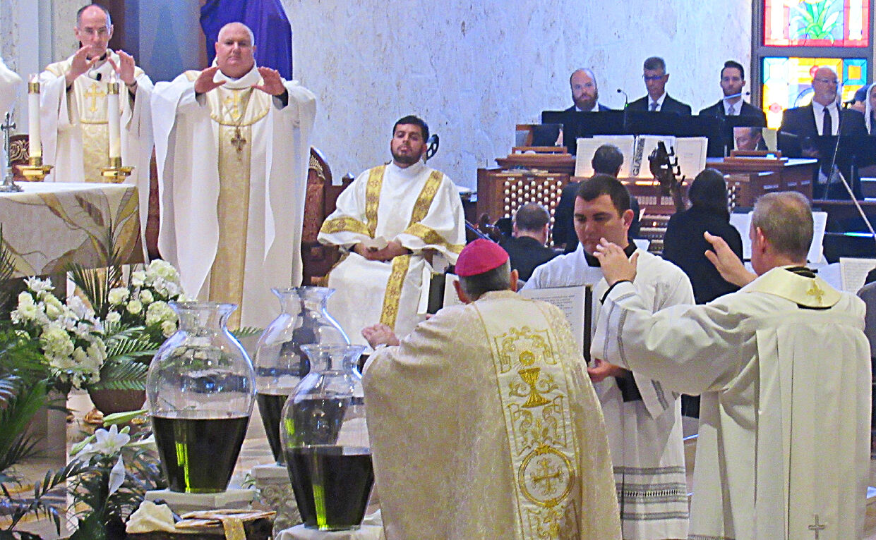 Oils Blessed And Jubilarians Honored At Chrism Mass | Palm Beach ...