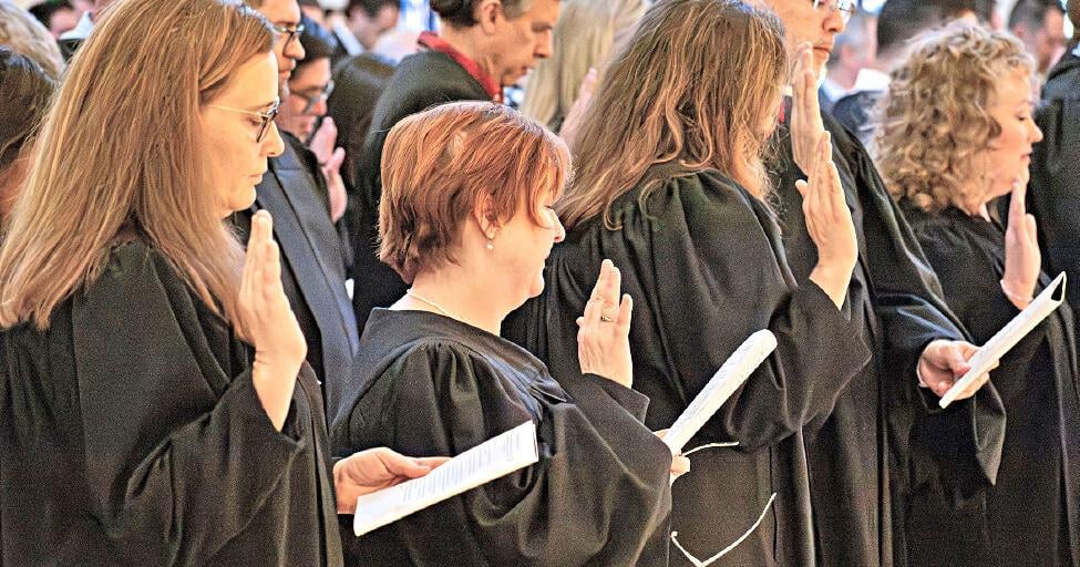 Students studying law attend first Red Mass