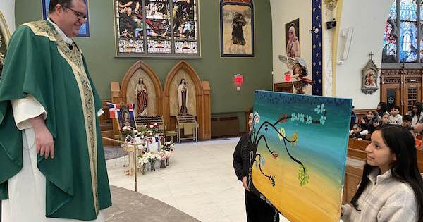 Catholic academy students give bishop-designate heartfelt sendoff