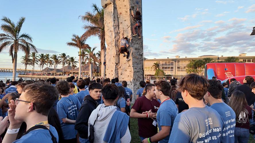 Youth Rally Welcome Rally ‘Ignites’ youth of Diocese | Venice | thefloridacatholic.org