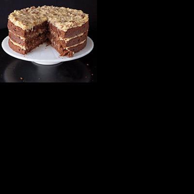 Triple-layer German Chocolate Cake