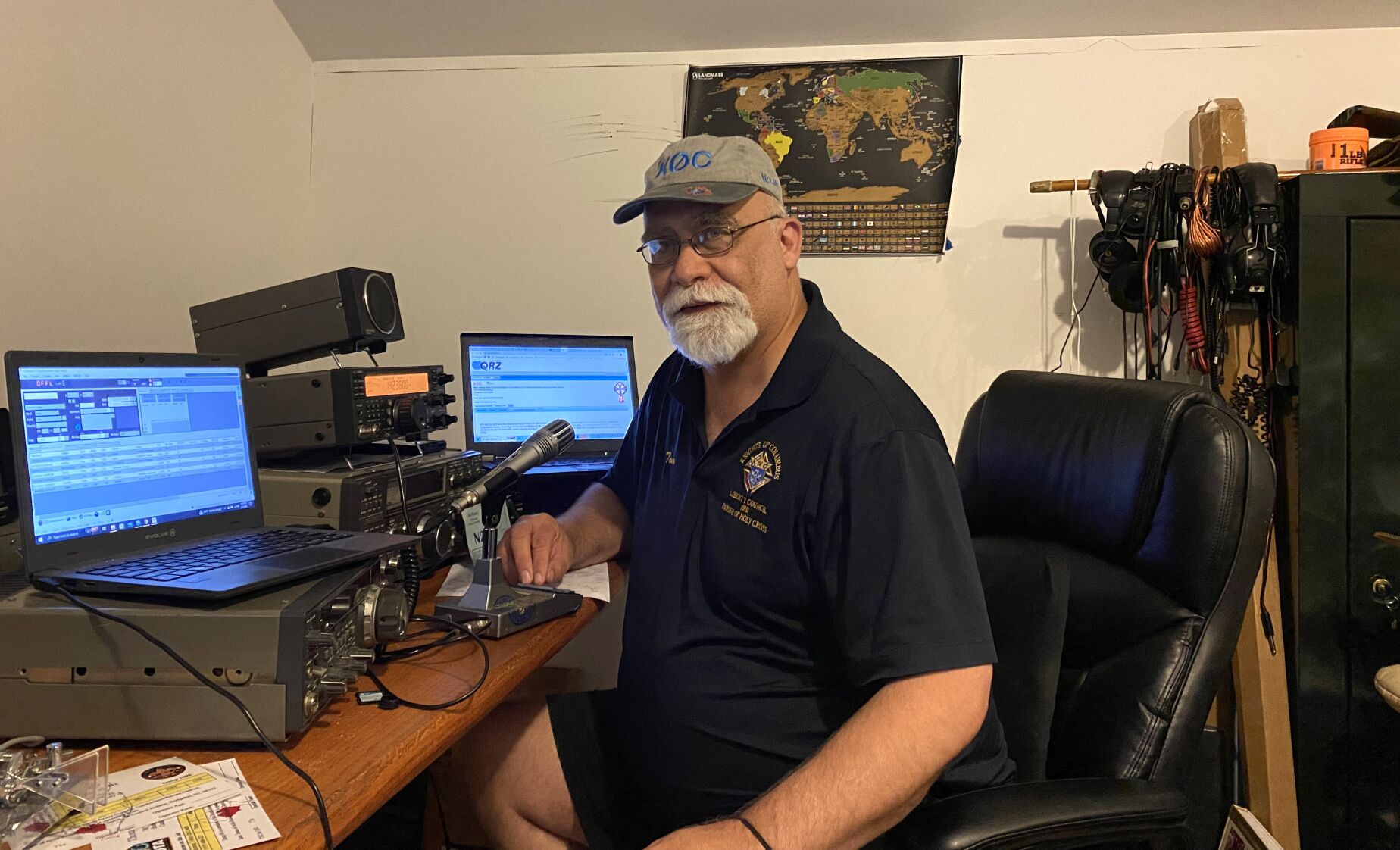 Ham radio hobby, love for Knights of Columbus combine to share Knights mission across New Jersey Dose of Faith thefloridacatholic photo