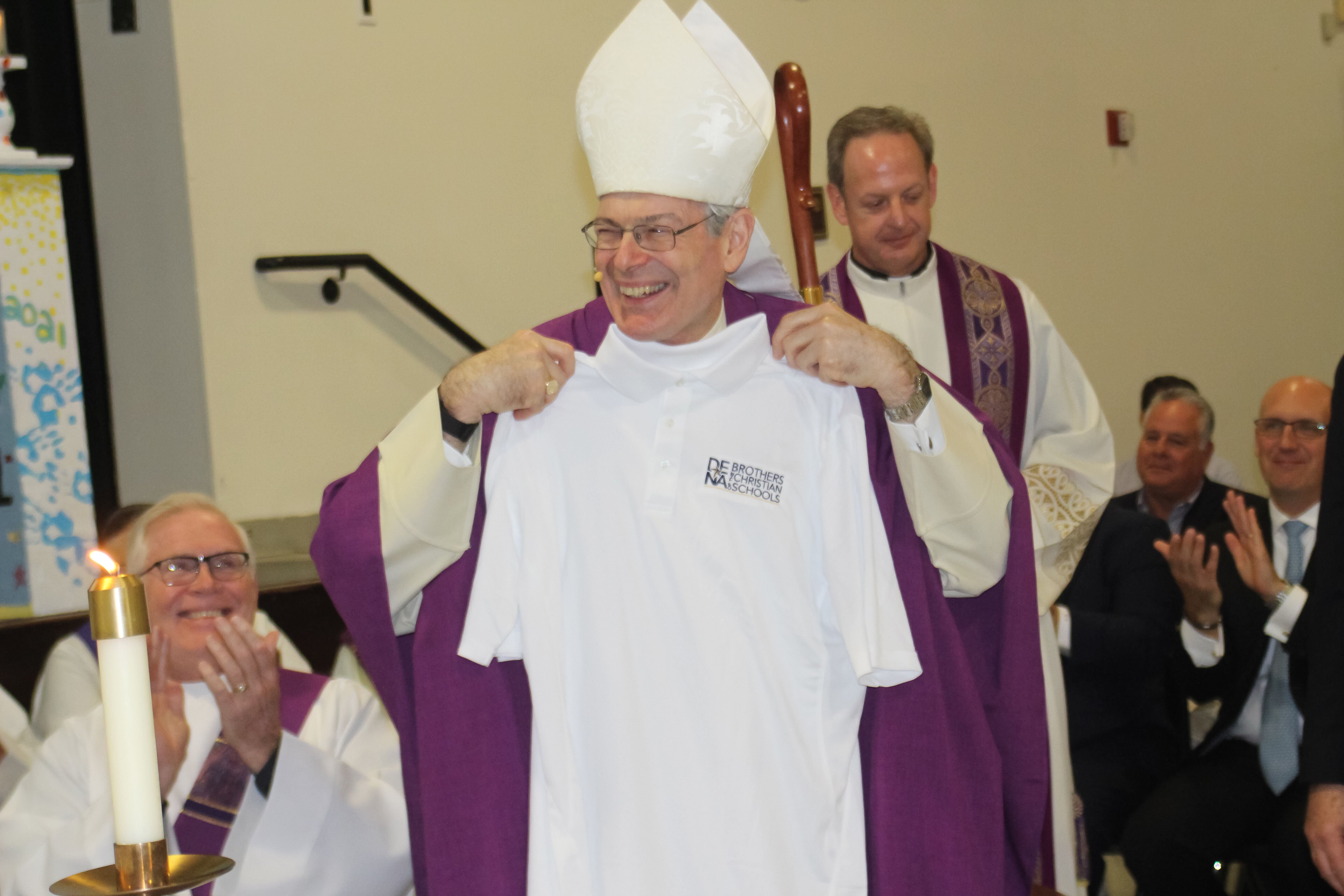 Bishop’s involvement has been greatest gift to Catholic schools