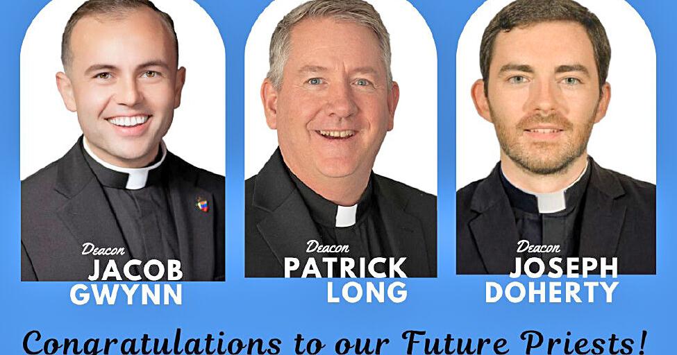 Great joy! 3 men to be ordained to the priesthood