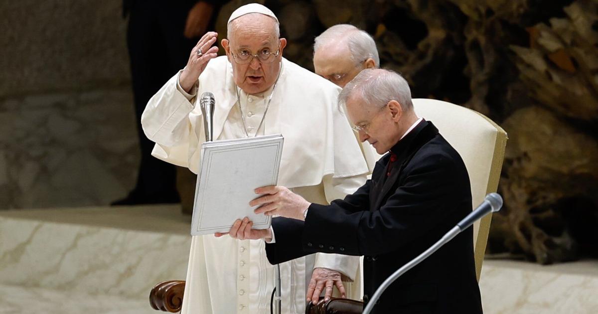 Pope Paperwork Pope says document on blessings makes clear that the Gospel is for all ...