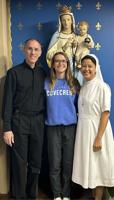 Local Catholic woman  entering the Salesian order