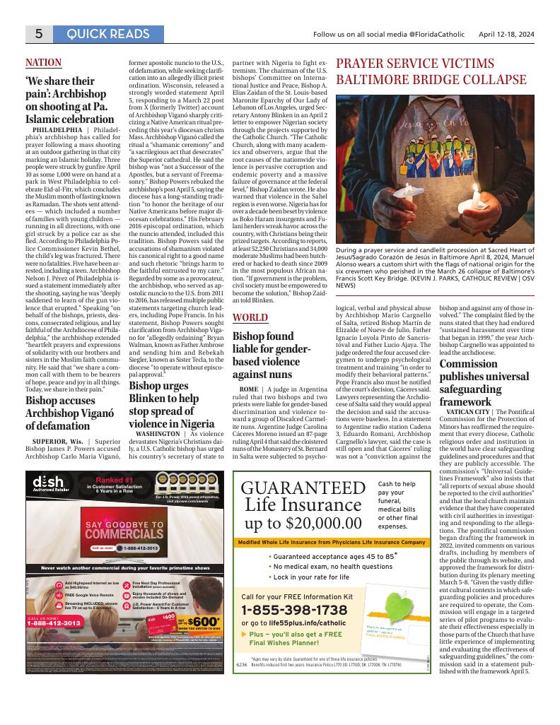 Page 05 Venice eEdition Florida Catholic Media