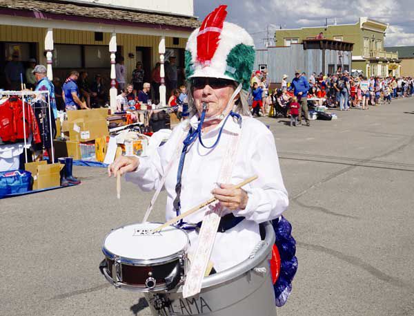 Drum major commands ladle ladies corp