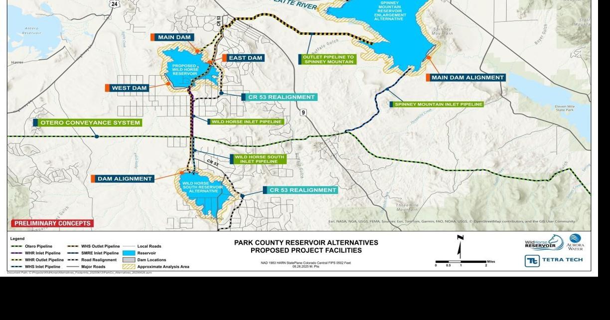 Wild Horse Reservoir plans shift to new Hartsel site | Local News ...