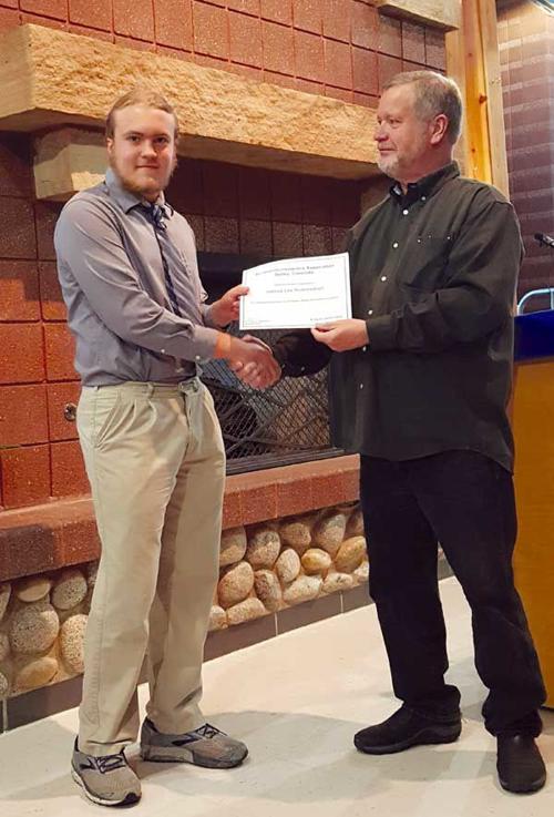 Rummelhart receives Burland Scholarship