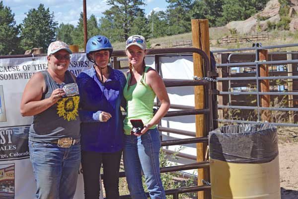First, second and third place high point novice winners