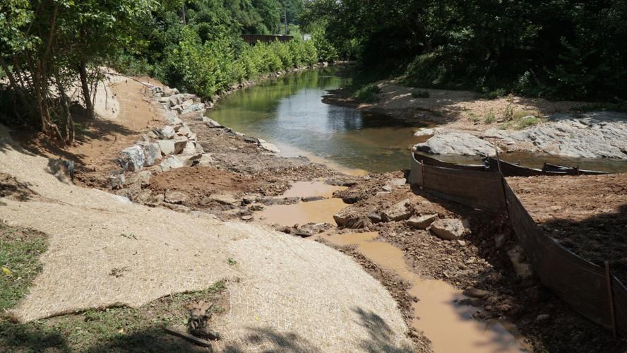 Bank stabilization project