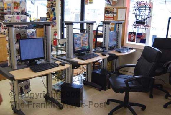 Counterfeit merchandise, gambling devices seized