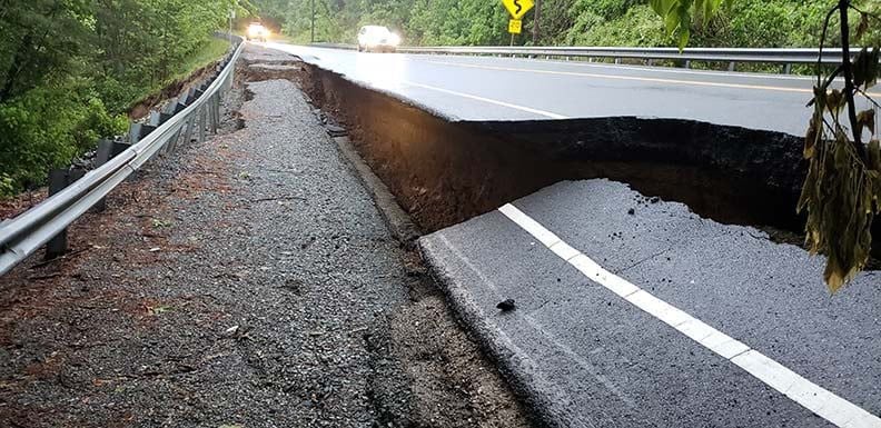 Flooding impacts Franklin County roadways