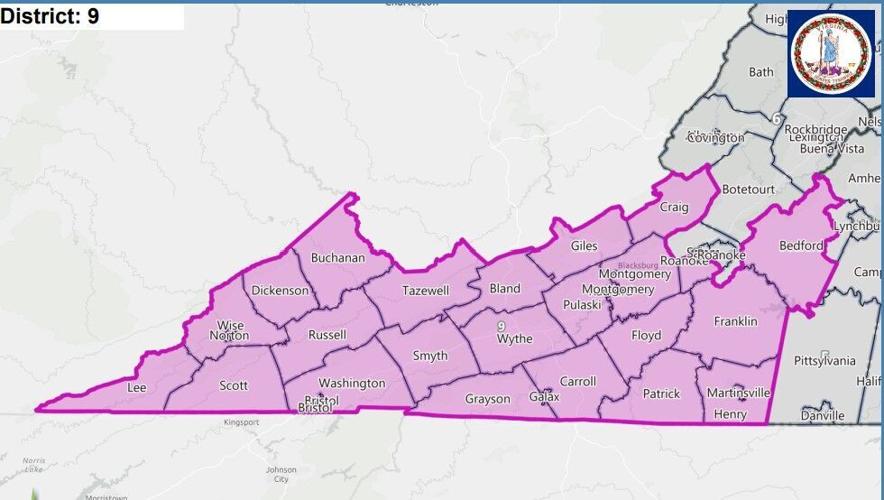 9th Congressional District map