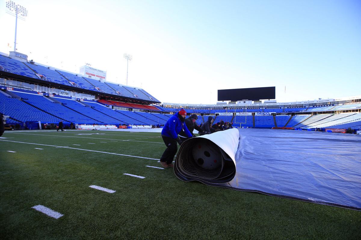 Rolling up the tarp (copy)